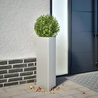 Prolenta Maison Exclusive - Bac à plantes triangulaire 30x26x75 cm Acier galvanisé