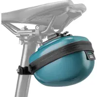 RockBros Sacoches de selle de vélo Hard Shell Sacoche de selle de vélo 0,4L avec support Vert clair