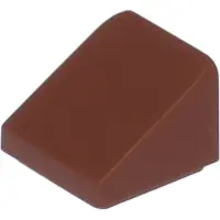 LEGO 1x1 brique inclinée 30° x 1 x 1 x 2/3 54200 - 100 pièces rouge-brun