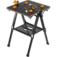 KRAFT&DELE Table de travail pliante 70x65x92 cm, avec serrage, plateau MDF - KD11871