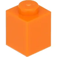 LEGO 100 pièces 3005 Brick 1x1 Part Basic Bricks 100 Orange