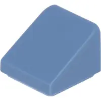 LEGO 1x1 Brique inclinée 30° x 1 x 1 x 1 x 2/3 54200 - 100 pièces Bleu sable