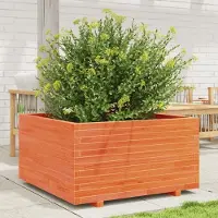 Prolenta Maison Exclusive - Jardinière cire marron 90x90x49,5 cm bois de pin massif