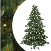 Syfax Sapin de Noël Artificiel à Branches Articulées Vert 210 cm