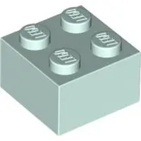 LEGO 3003 Hellaqua (Aqua clair) 25 pièces