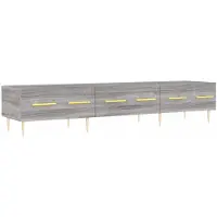 Syfax Meuble TV sonoma gris 150x36x30 cm bois d'ingénierie