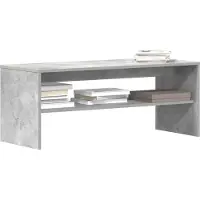 Prolenta Maison Exclusive - Meuble TV gris béton 100x40x40 cm Matériau dérivé du bois