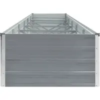 Prolenta Maison Exclusive - Potager surélevé en acier galvanisé 480 x 80 x 45 cm Gris