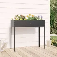 Prolenta Maison Exclusive - Jardinière Anthracite 100,5x40,5x90 cm Acier galvanisé