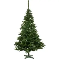 Moritz Sapin de Noël artificiel 220 cm Système de montage rapide Sapin caucasien Faux naturel avec support