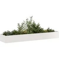 Prolenta Maison Exclusive - Bac à plantes 360x80x40 cm en acier inoxydable