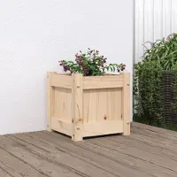 Prolenta Maison Exclusive - Bac à plantes 31x31x31 cm en pin massif