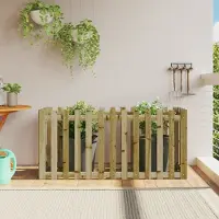 Prolenta Maison Exclusive - Jardinière surélevée avec clôture en lattes, dimensions 150x50x70 cm, en bois de pin traité