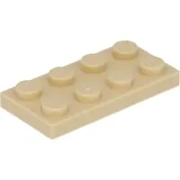 LEGO 250 pièces 3020 Plaques 2x4 Part Basic 250 Beige