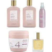 Alfaparf Milano Alfaparf Keratin Therapy Lisse Design Shampooing d'entretien 250 ml + Après-shampooing 250 ml + Lait régénérant à la kératine 100 ml + Masque réhydratant 200 ml + Huile 50 ml
