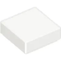 LEGO 1x1 carreaux 3070 - 250 pièces blanc