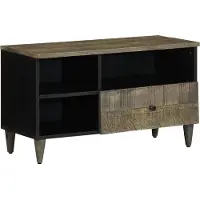 Prolenta Maison Exclusive - Meuble TV 80x33x46 cm, en bois massif de mangue