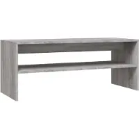 Syfax Table basse Sonoma gris 100x40x40 cm Bois d'ingénierie