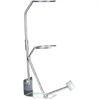 BenBow Support Pour Pistolet Et Tamis De Peinture 37 X 8,5 X 20 Cm Support De Pistolet De Peinture, Support De Peinture Tournant, Tréteau De Peinture, Galvanisé, Peinture