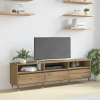 Prolenta Maison Exclusive - Meubles TV, dimensions 150 x 30 x 45 cm, en panneaux de particules imitation chêne massif