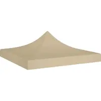 Prolenta Maison Exclusive - Toile de tente de réception 3 x 3 m, beige, 270 g/m²