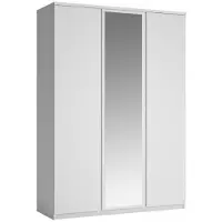 Wójcik Grande armoire à 3 portes avec miroir pour la chambre à coucher Fribo
