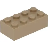 LEGO 100 briques 2x4, beige foncé