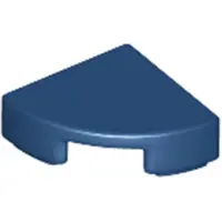 LEGO 1x1 carreaux coin rond 25269 - 250 pièces bleu foncé
