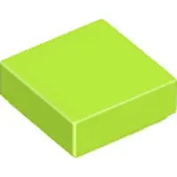 LEGO 50 pièces , pièce c. 3070 en chaux (lime)