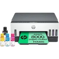 HP Imprimante Tout-en-Un Smart Tank 7005 Couleur, Jet d'Encre Thermique, Réservoir d'Encre, 4800 x 1200 DPI, 9 ppm Couleur