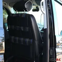 Omac Organisateur de siège de voiture Sac à dos Organisateur avec poche pour VW T5 2003-2015 Bleu