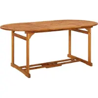 Prolenta Maison Exclusive - Table à dîner de jardin 180x90x75 cm Bois d'acacia solide