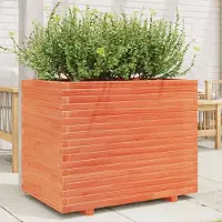 Prolenta Maison Exclusive - Jardinière cire marron 90x60x72,5 cm bois de pin massif