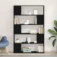 Prolenta Meuble TV exclusif - Ensemble de meubles TV 100 x 24 x 155 cm, finition noire imitation chêne
