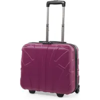 Suitline - Valise pilote Laptop 2 roulettes Porte-documents, Bordcase Avion Underseater Valise pilote Businesstrolley Hardcase Carry-On Hand Luggage ABS, TSA, 38 cm,Bleu foncé