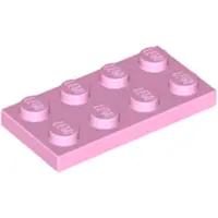 LEGO 250 pièces 3020 Plaques 2x4 Part Basic 250 rose clair