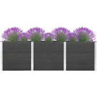 Prolenta Maison Exclusive - Jardinière surélevée 300 x 100 x 91 cm, WPC gris