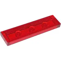 LEGO 50 pièces 2431 Carreaux Tiles 1x4 Part Basic Panel 50 Trans - Rouge