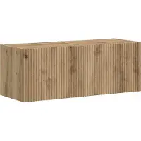 Syfax Meuble TV mural 2 pcs Chêne artisan Bois d'ingénierie
