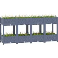 Prolenta Maison Exclusive - Potager surélevé 160 x 40 x 71 cm en polypropylène