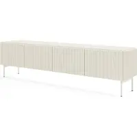Furnlux Classic FURNLUX Tv Stand Muti Beige 195cm / Couleur principale : Beige / Dimensions : 195 x 51 x 40 cm