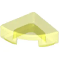 LEGO 1x1 Carreaux coin rond 25269 - 100 pièces Trans - Vert néon