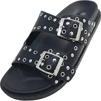 Post Xchange : Sandales pour femmes, modèle "Damenschuhe", couleur noire, pour les loisirs