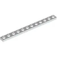 LEGO 1x12 panneaux 60479 - 10 pièces blanc