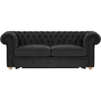 Wintech Chesterfield Max Borneo – Canapé trois places convertible avec sommier-Velluto 20-aveo