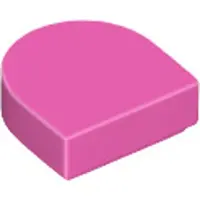LEGO : 50 mouches, Größe 1x1 Noppen, abgerundet, Dunkelpink