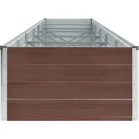 Prolenta Maison Exclusive - Potager surélevé en acier galvanisé 480 x 80 x 45 cm Marron