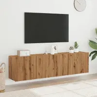 Prolenta Maison Exclusive - Meubles TV 2 pièces Chêne Artisan 80x30x41 cm