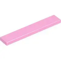 LEGO 25 pièces , pièce c. 6636 en rose clair