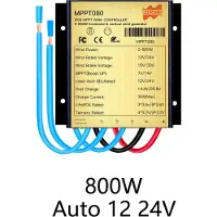 OEM Contrôleur de vent MPPT, puissance 800W, design étanche IP68, 800W Auto 12V 24V-a